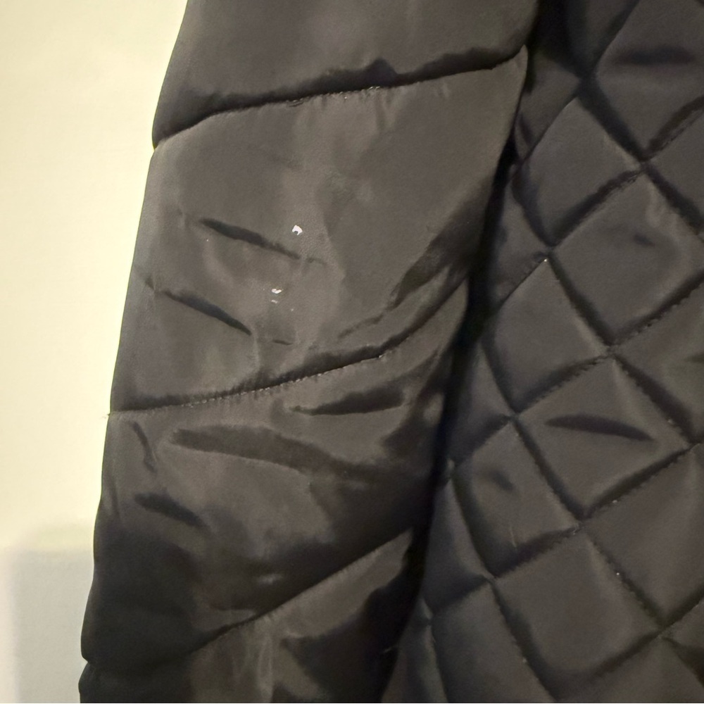 Kenneth Cole New York Black Puffer Women’s Warm Hooded Long Quilted XL Jacket - Picture 10 of 12